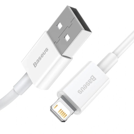  Usb Кабель-зарядка Lightning Baseus Superior series 1м (CALYS-A02) 2.4A белый