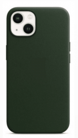 Чехол-накладка  i-Phone 14 Silicone icase  №49 тёмно-зеленая