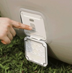 Надувной диван Chao One-button Automatic Inflatable Leisure So (YC-CQSF01) бело-желтый