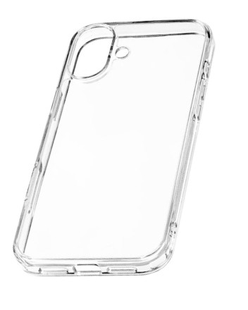  Чехол-накладка силикон i-Phone 16 plus прозрачный 1.5мм тех.пак