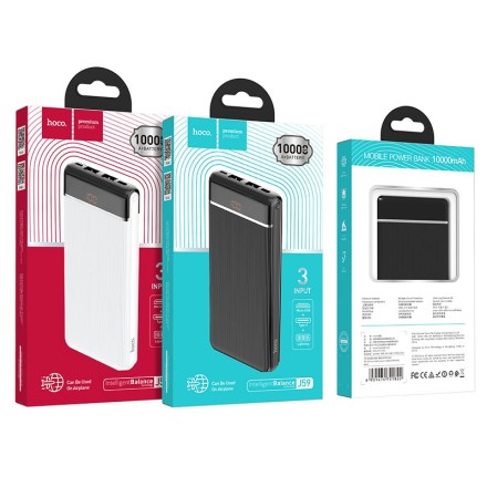  Powerbank Hoco J59 10000mAh 2A 2USB белый