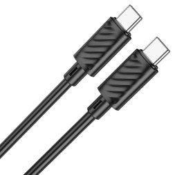 Usb Кабель-зарядка Type-C на Type-C Hoco X88 3.0A  60W 1M черный