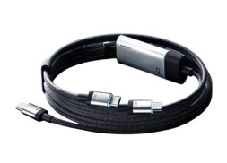 Usb Кабель-зарядка Type-C на 2Type-C Cuktech C2C515 5A 100W 1.35м черный