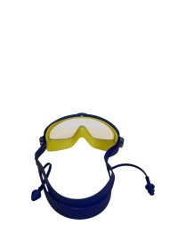 Детские очки для плавания с берушами Xiaomi Sportsoul YJ501L сине-желтые