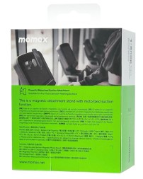 Подставка для смартфона Momax 1-Snap Go Auto Suction Magnetic Phone Stand KH20D черная