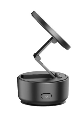  Подставка для смартфона Momax 1-Snap Go Auto Suction Magnetic Phone Stand KH20D черная