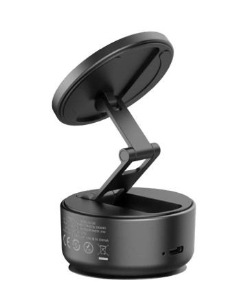  Подставка для смартфона Momax 1-Snap Go Auto Suction Magnetic Phone Stand KH20D черная