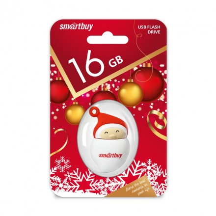  USB флеш накопитель Smartbuy 16GB NY series Santa-A (SB16GBSantaA)