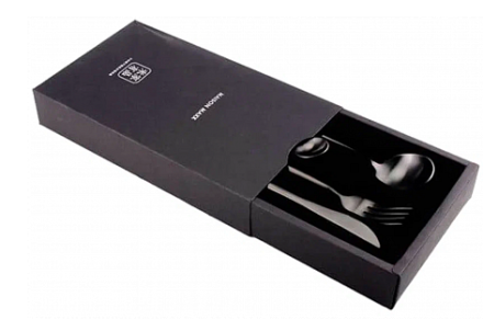  Набор столовых приборов Maison Maxx Modern Flatware Set (4 предмета) черный