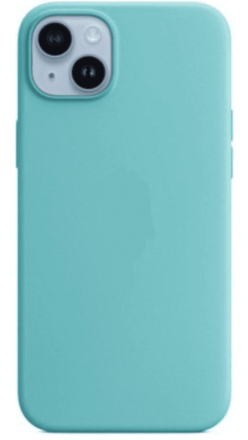  Чехол-накладка i-Phone 13 Silicone icase №44 небесно-бирюзовая
