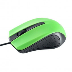 Мышь проводная Perfeo Rainbow USB/DPI 1000/3 кнопки/1.8м черно-зеленая