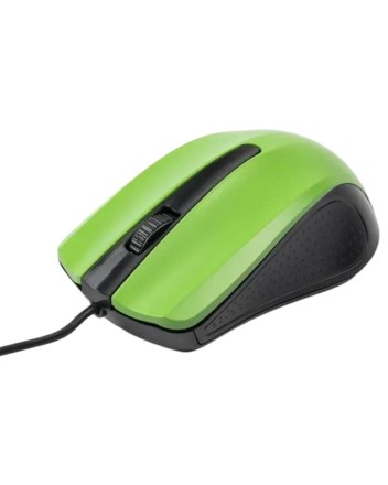  Мышь проводная Perfeo Rainbow USB/DPI 1000/3 кнопки/1.8м черно-зеленая