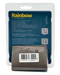 Мышь проводная Perfeo Rainbow USB/DPI 1000/3 кнопки/1.8м черно-зеленая