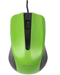 Мышь проводная Perfeo Rainbow USB/DPI 1000/3 кнопки/1.8м черно-зеленая