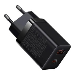 Сетевое зар. устр. Baseus Super Si Quick Charger 1USB/1C 30W EU CCSUPP-E01 черное