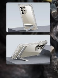 Накладка для Samsung Galaxy S24 Ultra Magsafe Wiwu с подставкой силиконовая прозрачная