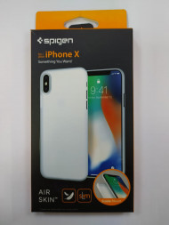 Клип-кейс Spigen для iPhone X Air Skin, матово-прозрачный (057CS22115)