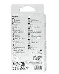 Usb Кабель-зарядка TYPE-C Baseus Tungsten 2м (CAWJ000101) 100W черный