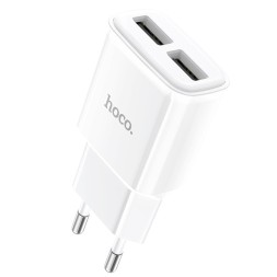 Сетевое зар. устр. Hoco C88A 2USB 2.4A белое