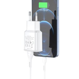 Сетевое зар. устр. Hoco C88A 2USB 2.4A белое