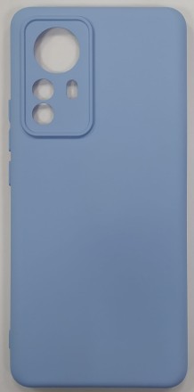  Накладка для Xiaomi Redmi 12X Pro силикон матовый голубой