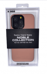 Накладка для i-Phone 13 Pro K-Doo Noble кожаная пудро