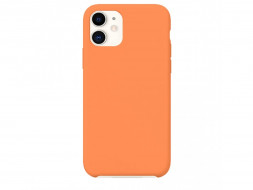 Чехол-накладка  i-Phone 11 Silicone icase  №02 абрикосовая