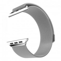 Сменный браслет для Apple Watch 42-44mm Milano №01 серебристый