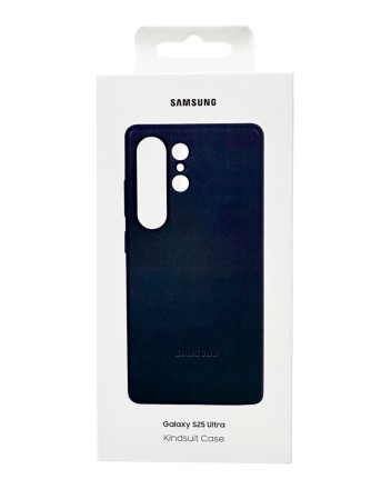  Накладка для Samsung Galaxy S25 Ultra MagSafe Kindsuit Case кожанный синий