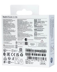 Наушники беспроводные Xiaomi Redmi Buds 6 Lite черный