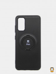 Чехол-накладка для Samsung Galaxy S11E силикон iface с держателем чёрный