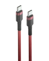 Кабель-зарядка Type-C на Type-C Baseus Cafule 1м (CATKLF-G09) 60W красный