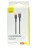  Кабель-зарядка Type-C на Lightning Baseus Cafule 1м CATLKLF-91 20W красно-черный