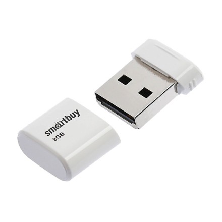  USB флеш накопитель Smartbuy 8GB Lara White (SB8GBLara-W)