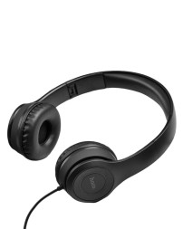 Стереонаушники полноразмерные Hoco W21 Graceful Charm с микрофоном 1.2м чёрный