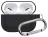  Силиконовый чехол для AirPods 3 c карабином черный