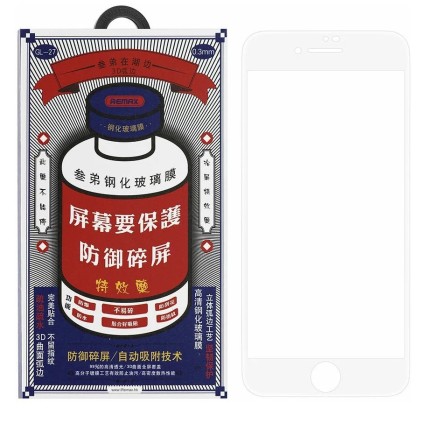  Защитное стекло для i-Phone 7 Plus/8 Plus Remax GL-27 3D белое