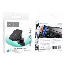 Держатель в автомобиль в воздуховод Hoco H29 магнитный черный