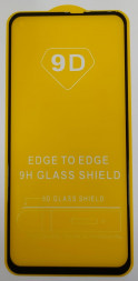 Защитное стекло для Samsung Galaxy A60 9D черное