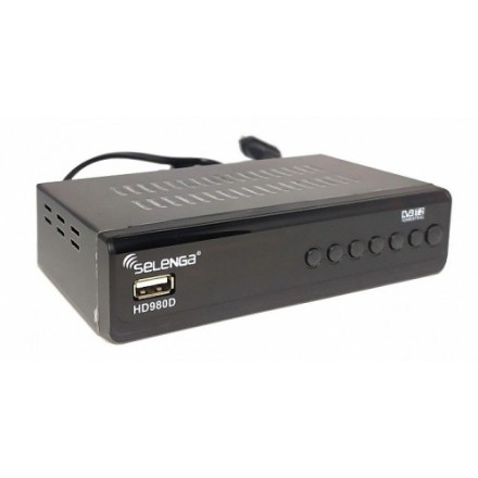  ТВ-приставка для приема цифрового телевидения Selenga HD980D