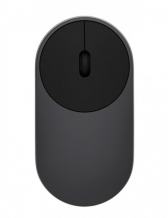  Мышь оптическая Xiaomi Mi Portable Mouse HLK4019CN чёрная (00545)