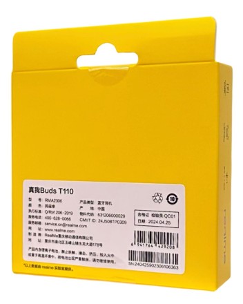  Беспроводные наушники TWS Realme Buds T110 BT5.4/7ч зеленые