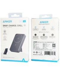 Powerbank с беспроводной зарядкой Anker 633 Snap Charge 10000mAh 5W/7.5W 1USB/1C (A1641) черный