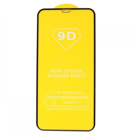  Защитное стекло для i-Phone 16 6.1&quot; 9D черное