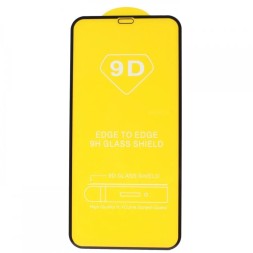 Защитное стекло для i-Phone 16 6.1" 9D черное
