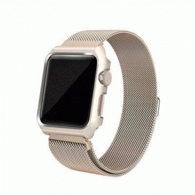  Сменный браслет для Apple Watch 42-44mm Milano розовый