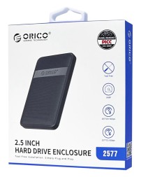 Внешний корпус для HDD/SSD 2.5" Orico 2577U3-V1 USB3.2 Micro-B черный