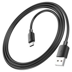 Usb Кабель-зарядка Type-C Hoco X96 27W 3A 1м силиконовый черный