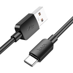 Usb Кабель-зарядка Type-C Hoco X96 27W 3A 1м силиконовый черный