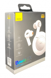 Мобильная Bluetooth-гарнитура Baseus Bowie EX BT5.3/40mAh (400mAh)/5ч (NGTW170002) белая
